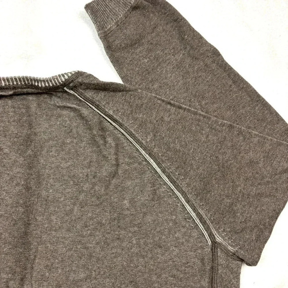 Tommy Bahama 100% Cotton Brown Crew Neck Heathered Mens Soft Sweater Size XL - Picture 11 of 15